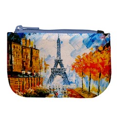 Eiffel Tower Landmark Architecture  Artistic Large Coin Purse by danenraven