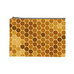 Honey Nature Bee Cute Wax Beeswax Cosmetic Bag (large) by danenraven
