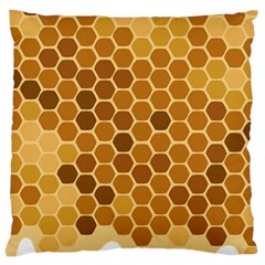 Honey Nature Bee Cute Wax Beeswax Large Cushion Case (one Side) by danenraven