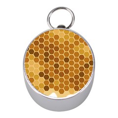 Honey Nature Bee Cute Wax Beeswax Mini Silver Compasses by danenraven