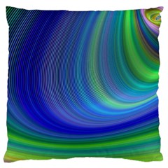 Space Design Abstract Sky Storm Large Flano Cushion Case (two Sides) by danenraven