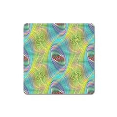 Ellipse Pattern Elliptical Abstract Square Magnet by Wegoenart