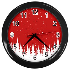 Merry Cristmas,royalty Wall Clock (black) by nateshop