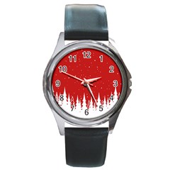 Merry Cristmas,royalty Round Metal Watch by nateshop