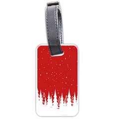 Merry Cristmas,royalty Luggage Tag (one Side) by nateshop