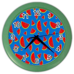 Fruit4 Color Wall Clock by nateshop