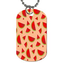 Fruit-water Melon Dog Tag (two Sides) by nateshop