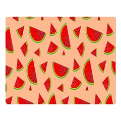 Fruit-water Melon Double Sided Flano Blanket (large)  by nateshop