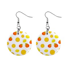 Fruits,orange Mini Button Earrings by nateshop
