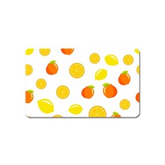 Fruits,orange Magnet (name Card) by nateshop