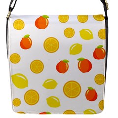 Fruits,orange Flap Closure Messenger Bag (s) by nateshop