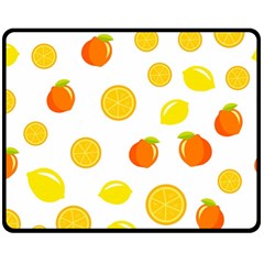 Fruits,orange Fleece Blanket (medium)  by nateshop