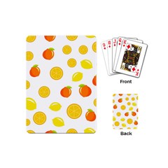 Fruits,orange Playing Cards Single Design (mini) by nateshop