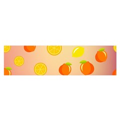 Fruits-gradient,orange Oblong Satin Scarf (16  x 60 )