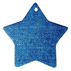 Denim Ornament (star) by nateshop