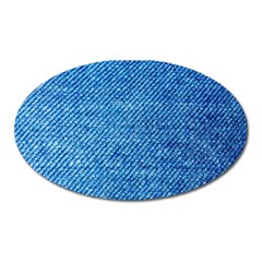 Denim Oval Magnet by nateshop