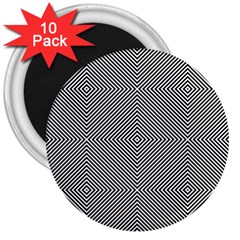 Diagonal 3  Magnets (10 pack) 