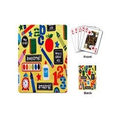 Fabric 1 Playing Cards Single Design (mini) by nateshop