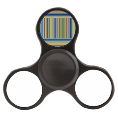 Abstract Stripe Pattern Rainbow Finger Spinner