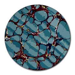 Marble Rock Pattern Texture Antique Round Mousepads by Wegoenart