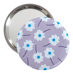 Flower Pattern Background 3  Handbag Mirrors by Wegoenart