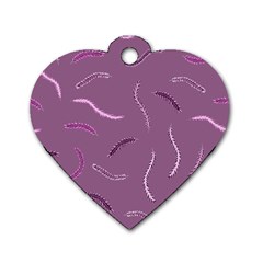 Feather Dog Tag Heart (one Side) by nateshop