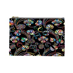 Floral Cosmetic Bag (large) by nateshop