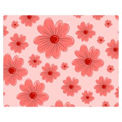 Flowers Double Sided Flano Blanket (medium)  by nateshop