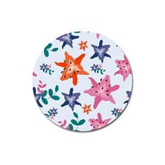 Flowers-5 Magnet 3  (round) by nateshop