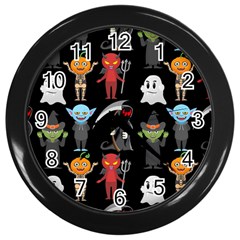 Halloween Wall Clock (black) by nateshop