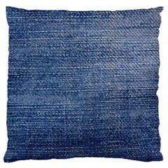 Jeans Large Cushion Case (two Sides) by nateshop