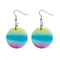 Watercolor Mini Button Earrings by nateshop