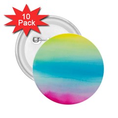 Watercolor 2 25  Buttons (10 Pack)  by nateshop