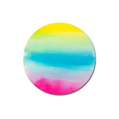 Watercolor Magnet 3  (round) by nateshop
