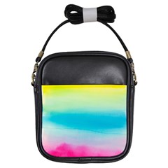 Watercolor Girls Sling Bag by nateshop