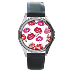 Lips Round Metal Watch by nateshop