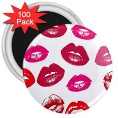 Lips 3  Magnets (100 pack)