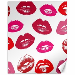 Lips Canvas 16  x 20 