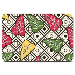 Leaves Large Doormat  by nateshop