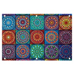 Mandala Art Banner And Sign 6  X 4  by nateshop