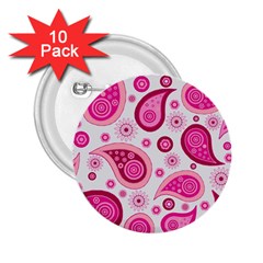 Paisley 2.25  Buttons (10 pack) 