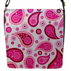 Paisley Flap Closure Messenger Bag (S)