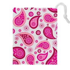 Paisley Drawstring Pouch (5xl) by nateshop