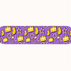 Pattern-purple-cloth Papper Pattern Large Bar Mats by nateshop