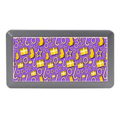 Pattern-purple-cloth Papper Pattern Memory Card Reader (mini) by nateshop