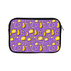 Pattern-purple-cloth Papper Pattern Apple Ipad Mini Zipper Cases by nateshop