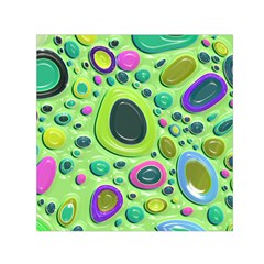 Blob Ring Circle Abstract Square Satin Scarf (30  X 30 ) by Wegoenart