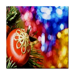 Christmas Decoration Ball Face Towel by artworkshop