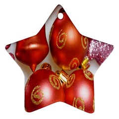 Christmas Decoration Star  3 Ornament (star) by artworkshop