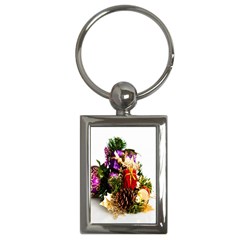 Christmas Decorations Key Chain (Rectangle)